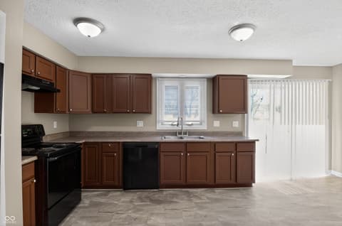 Kitchen at 607 Rahkewood Drive, Indianapolis, IN