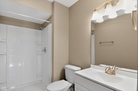 Bathroom at 607 Rahkewood Drive, Indianapolis, IN
