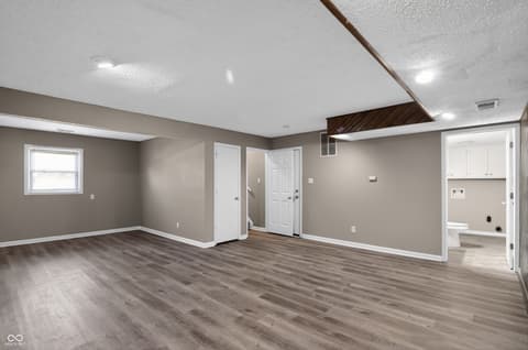 Basement at 607 Rahkewood Drive, Indianapolis, IN