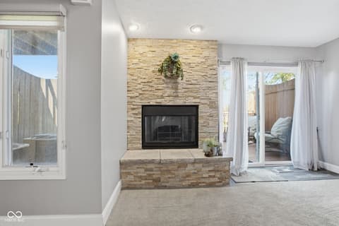 Living room at 5158 Coppertree Lane, Avon, IN