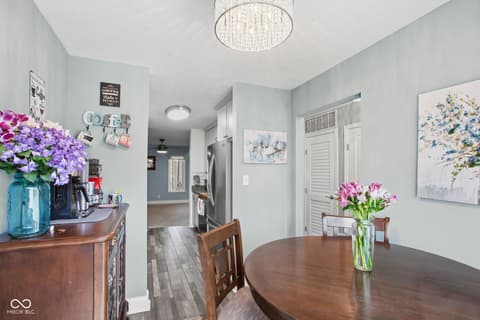 Dining room at 5158 Coppertree Lane, Avon, IN