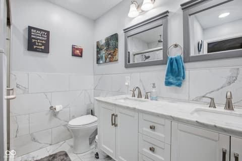 Bathroom at 5158 Coppertree Lane, Avon, IN