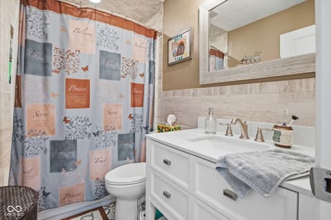 Bathroom at 5158 Coppertree Lane, Avon, IN