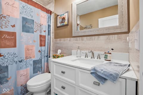 Bathroom at 5158 Coppertree Lane, Avon, IN