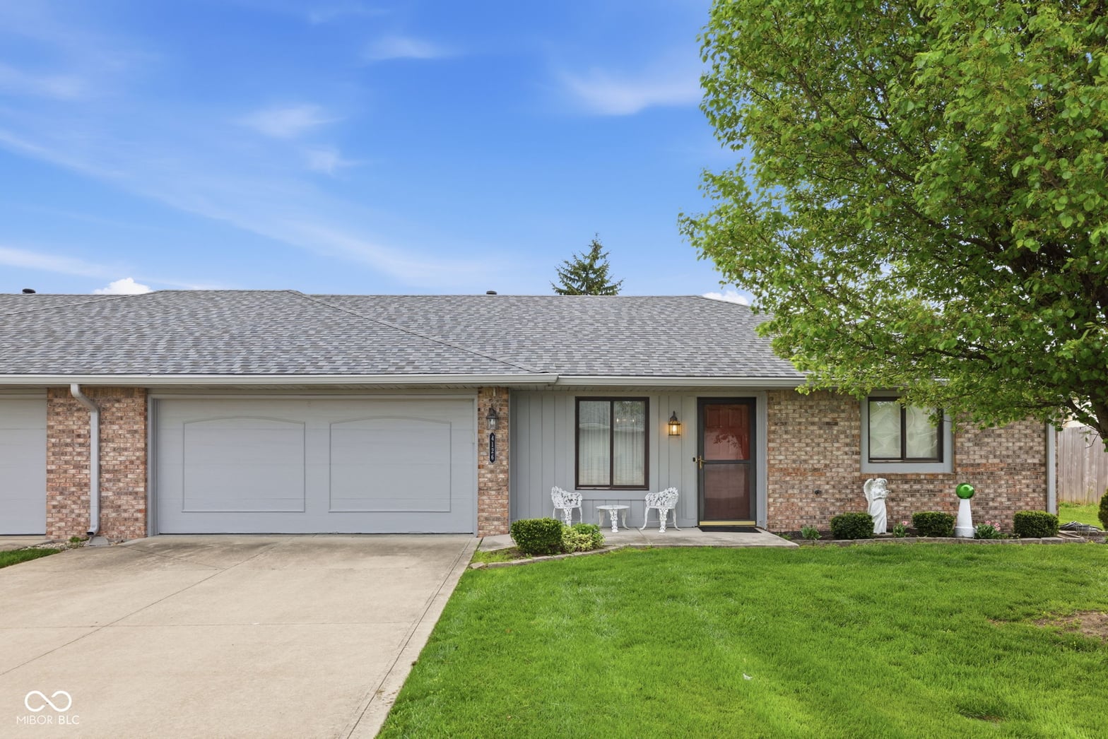 Front exterior at 4126 Forest Terrace Court, Anderson, IN