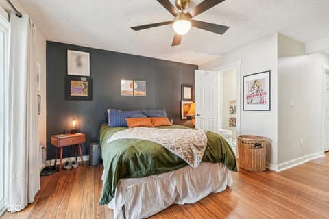 Primary bedroom at 1018 Albany Street, Indianapolis, IN