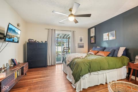 Primary bedroom at 1018 Albany Street, Indianapolis, IN