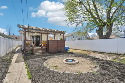 Backyard at 1018 Albany Street, Indianapolis, IN
