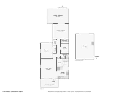 Floor Plan — 1018 Albany Street, Indianapolis, IN