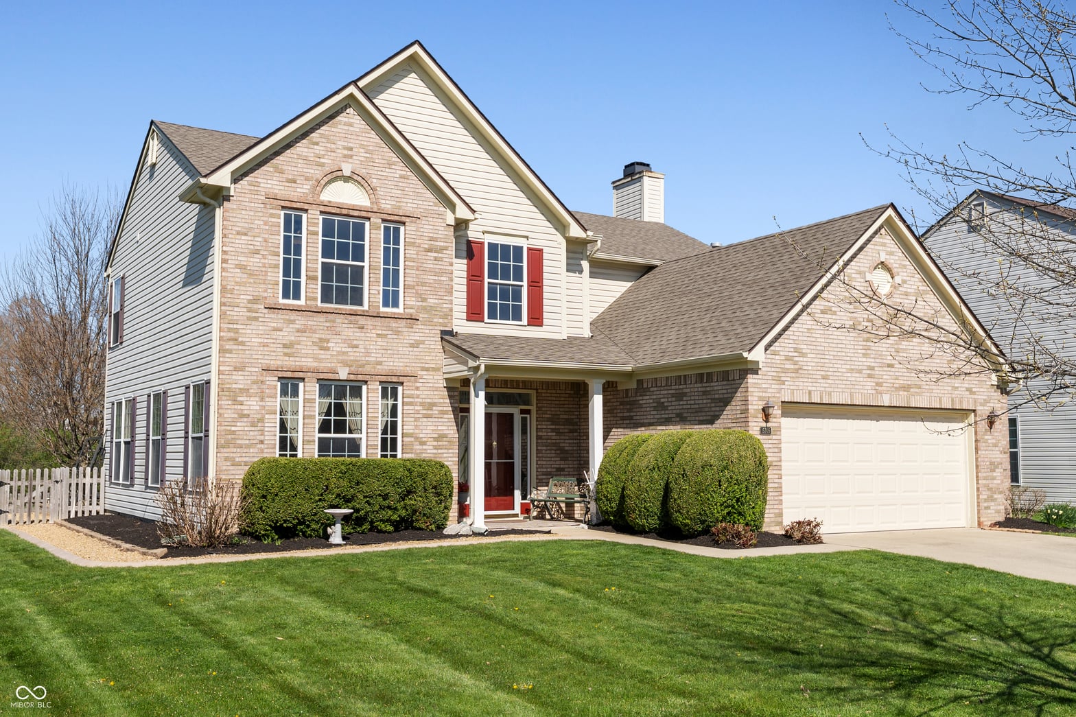 Front exterior at 15705 Symphony Boulevard, Noblesville, IN