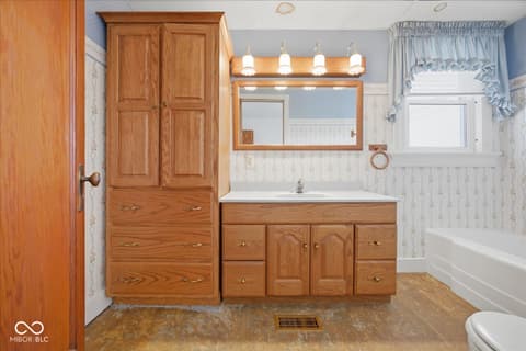 Bathroom at 3643 W 600 S, Shelbyville, IN