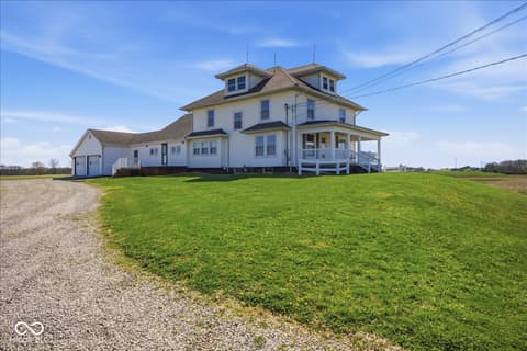 Front exterior at 3643 W 600 S, Shelbyville, IN