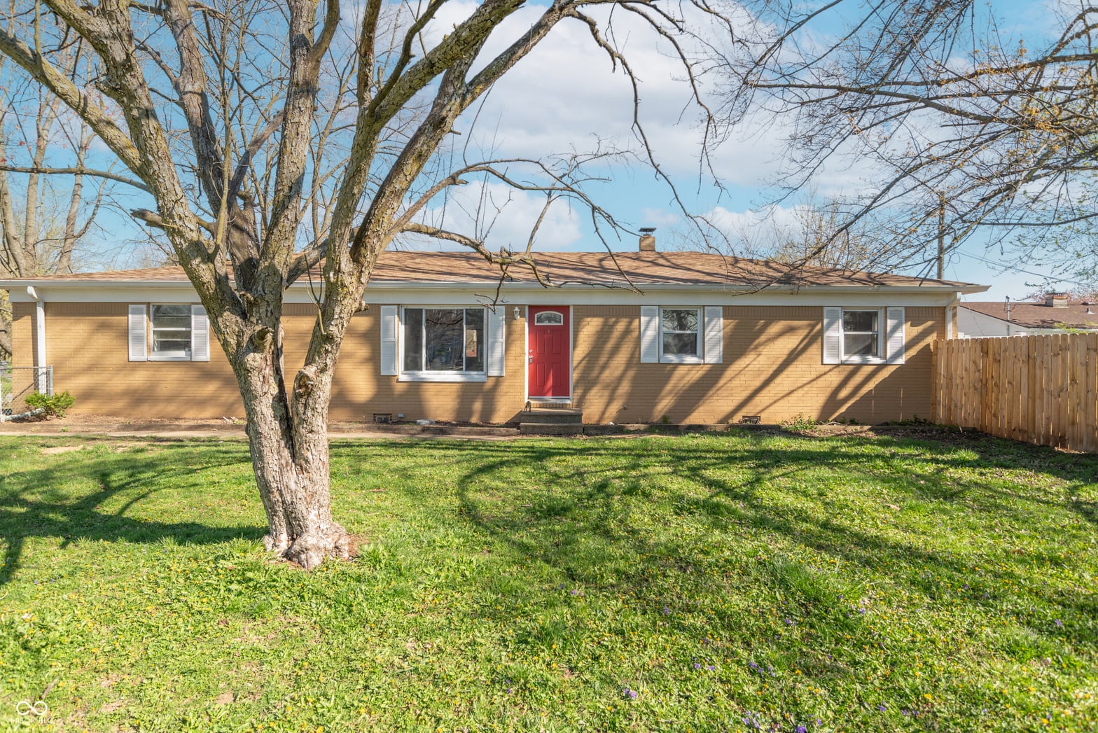 Front exterior at 8723 Lynbrook Drive, Indianapolis, IN
