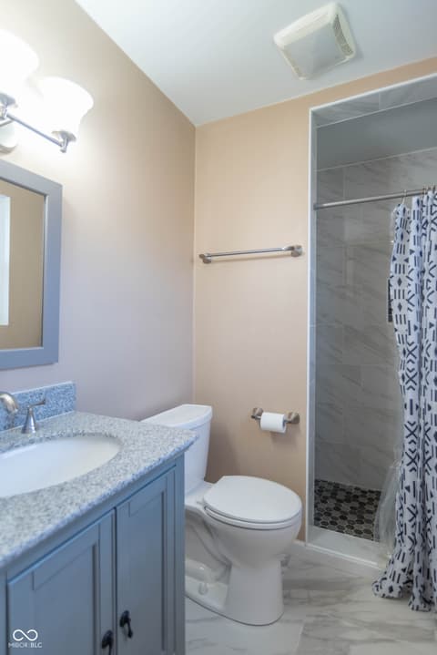 Bathroom at 8723 Lynbrook Drive, Indianapolis, IN