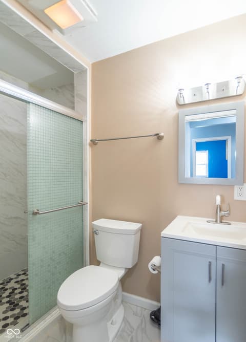 Bathroom at 8723 Lynbrook Drive, Indianapolis, IN