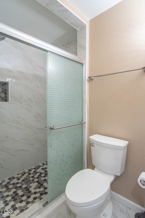 Bathroom at 8723 Lynbrook Drive, Indianapolis, IN