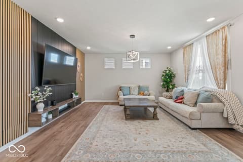 Living room at 2729 Penn Avenue, Plainfield, IN