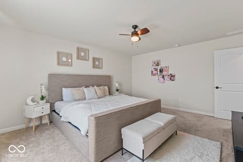Bedroom at 2729 Penn Avenue, Plainfield, IN