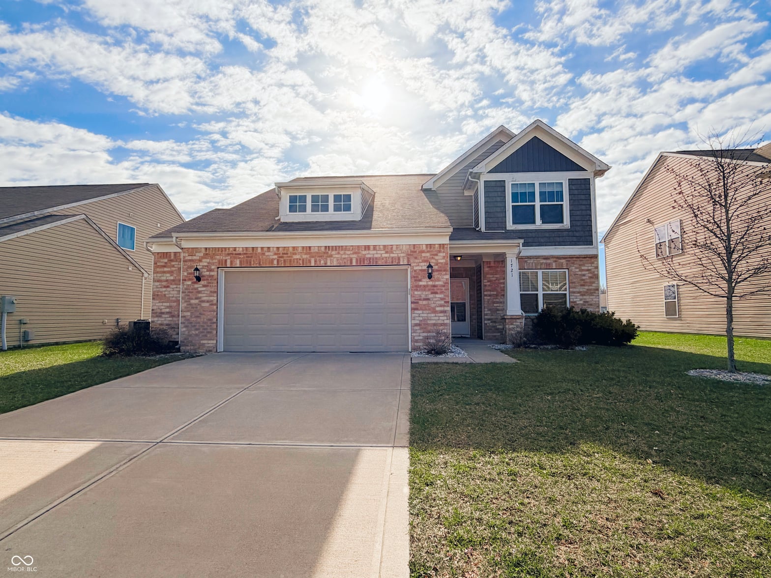 Front exterior at 1721 Redbay Drive, Indianapolis, IN