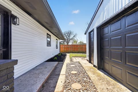 Side exterior at 3116 Georgetown Road, Indianapolis, IN