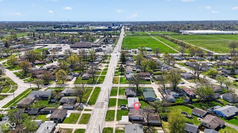 Aerial view at 3116 Georgetown Road, Indianapolis, IN