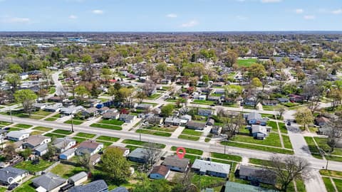 Aerial view at 3116 Georgetown Road, Indianapolis, IN