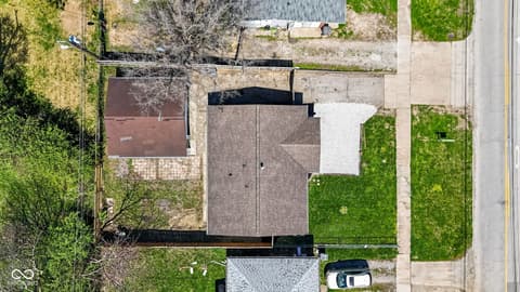 Aerial view at 3116 Georgetown Road, Indianapolis, IN
