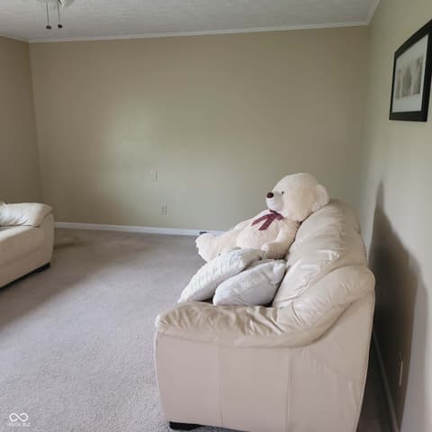 Living room at 7960 W 800 N, Fairland, IN