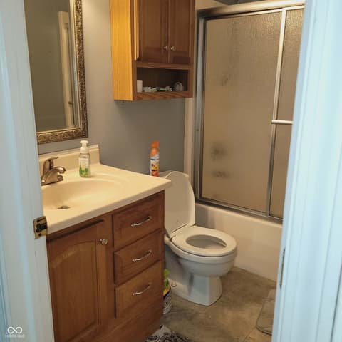 Bathroom at 7960 W 800 N, Fairland, IN