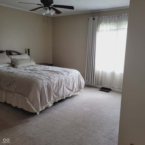 Bedroom at 7960 W 800 N, Fairland, IN