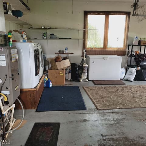 Laundry room at 7960 W 800 N, Fairland, IN