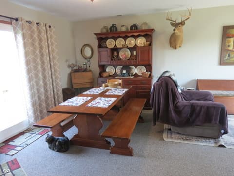 Dining room at 8272 S 250 W, Trafalgar, IN