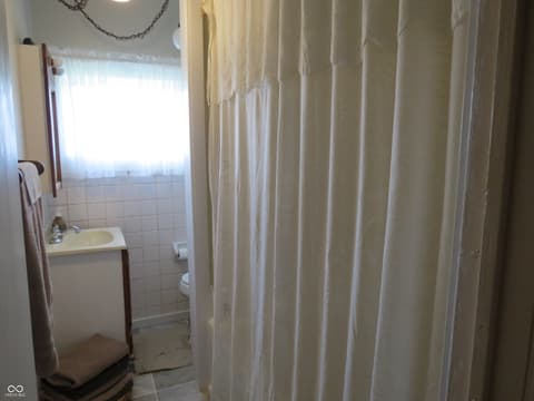 Bathroom at 8272 S 250 W, Trafalgar, IN