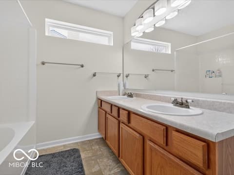Bathroom at 8625 Baypointe Drive, Avon, IN