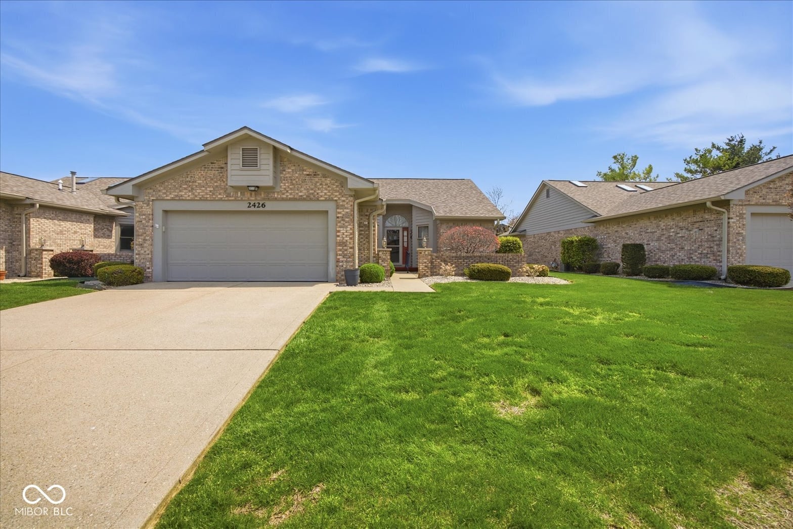 Front exterior at 2426 Simpson Lane, Shelbyville, IN