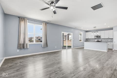 Living room at 7214 Parkstay Lane, Indianapolis, IN