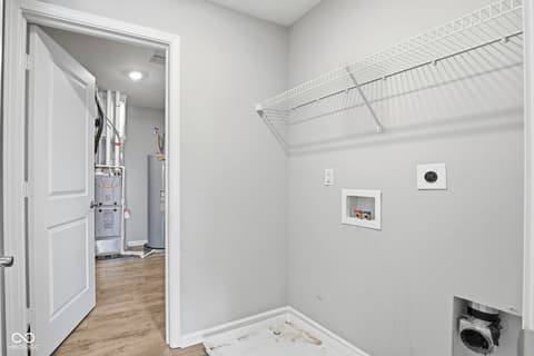 Laundry room at 7214 Parkstay Lane, Indianapolis, IN