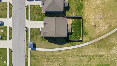 Aerial view at 7214 Parkstay Lane, Indianapolis, IN