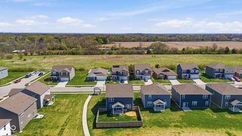 Aerial view at 7214 Parkstay Lane, Indianapolis, IN