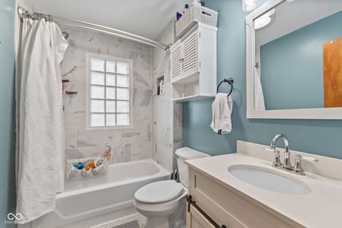 Bathroom at 1460 N Bosart Avenue, Indianapolis, IN