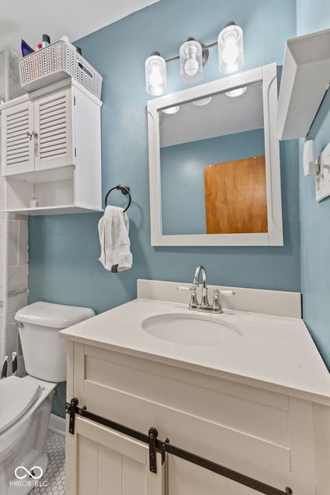 Bathroom at 1460 N Bosart Avenue, Indianapolis, IN