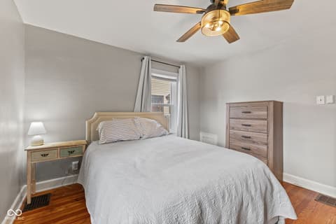 Bedroom at 1460 N Bosart Avenue, Indianapolis, IN