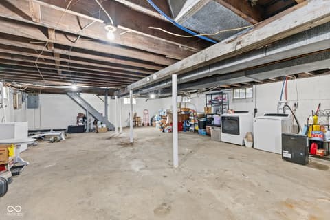 Basement at 1460 N Bosart Avenue, Indianapolis, IN