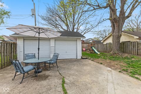 Garage at 1460 N Bosart Avenue, Indianapolis, IN
