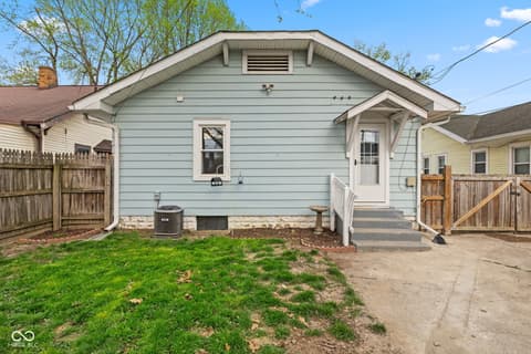 Front exterior at 1460 N Bosart Avenue, Indianapolis, IN