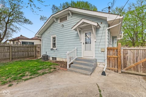Front exterior at 1460 N Bosart Avenue, Indianapolis, IN