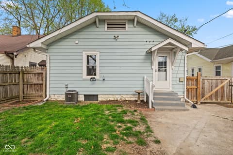 Backyard at 1460 N Bosart Avenue, Indianapolis, IN