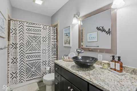 Bathroom at 8418 N College Avenue, Indianapolis, IN