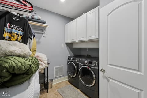 Laundry room at 8418 N College Avenue, Indianapolis, IN
