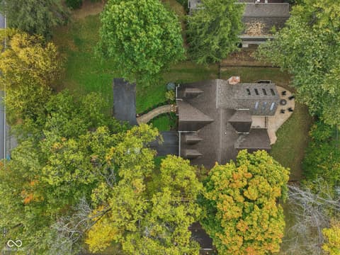 Aerial view at 8418 N College Avenue, Indianapolis, IN